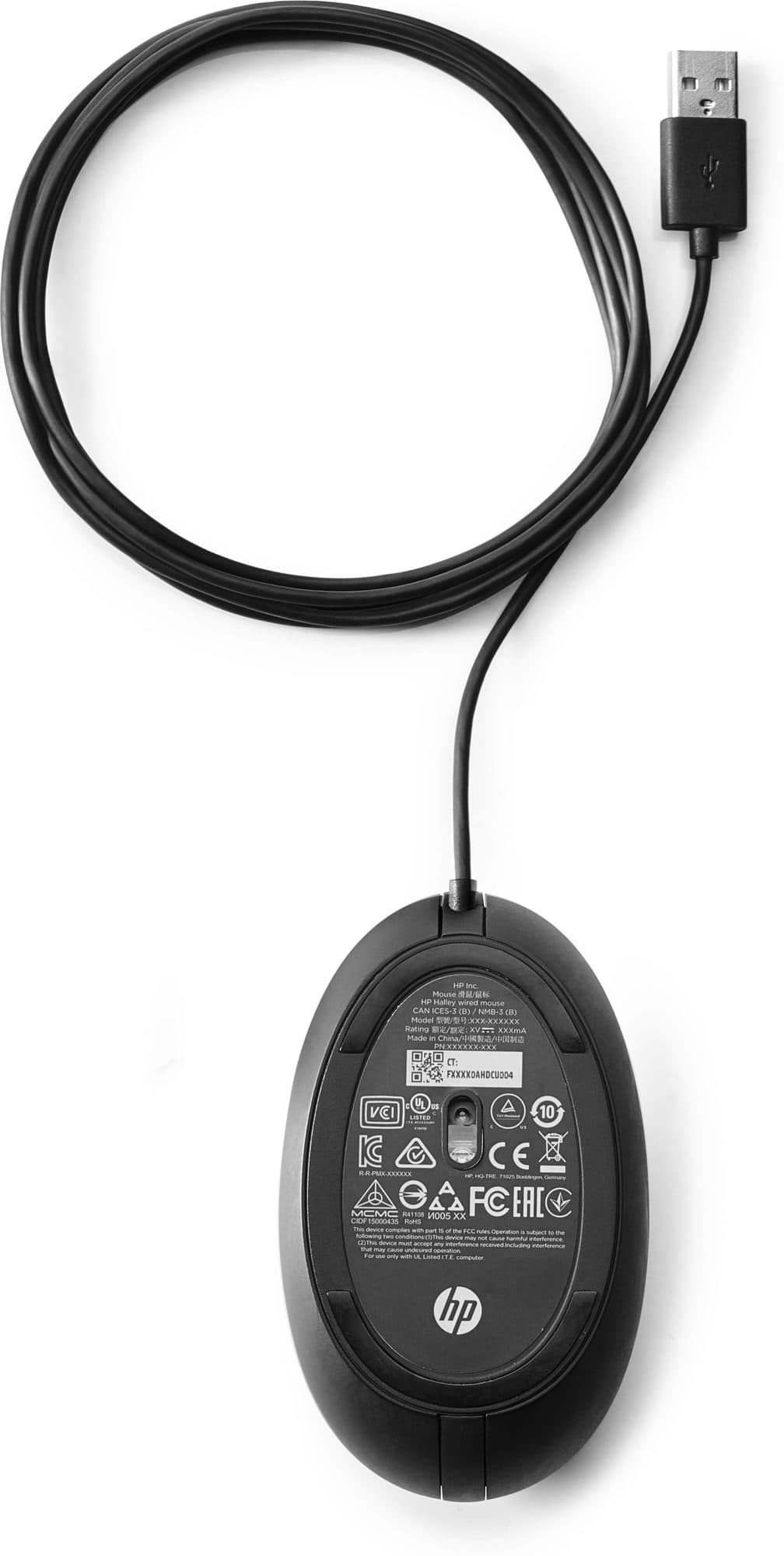 Muis HP 320M bedraad zwart 3