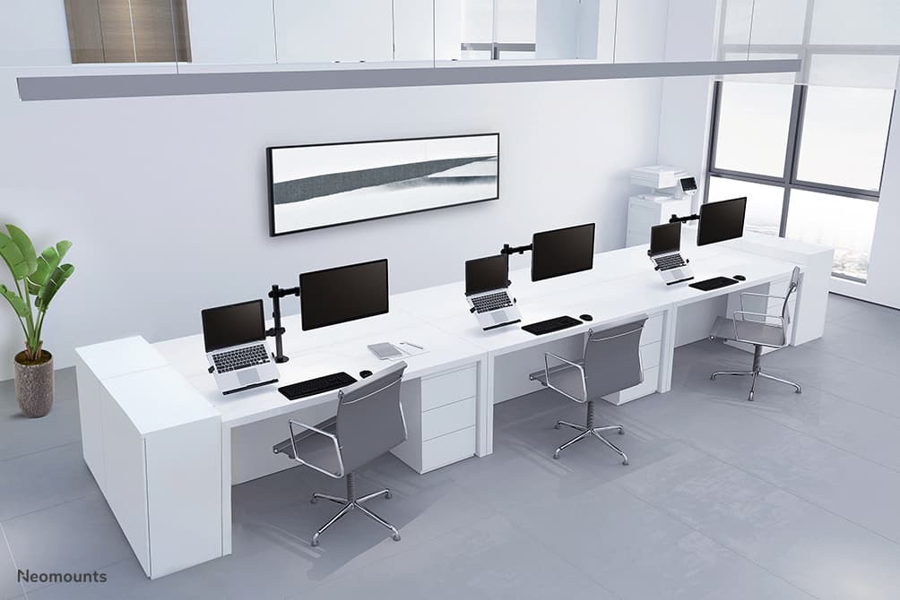 Monitorarm met laptopstandaard Neomounts FPMA-D550NOTEBOOK zwart 6