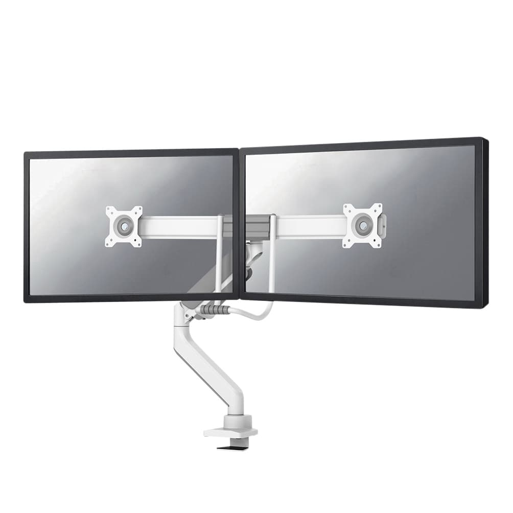 Monitorarm Neomounts NEXT Core dual 17-32" wit