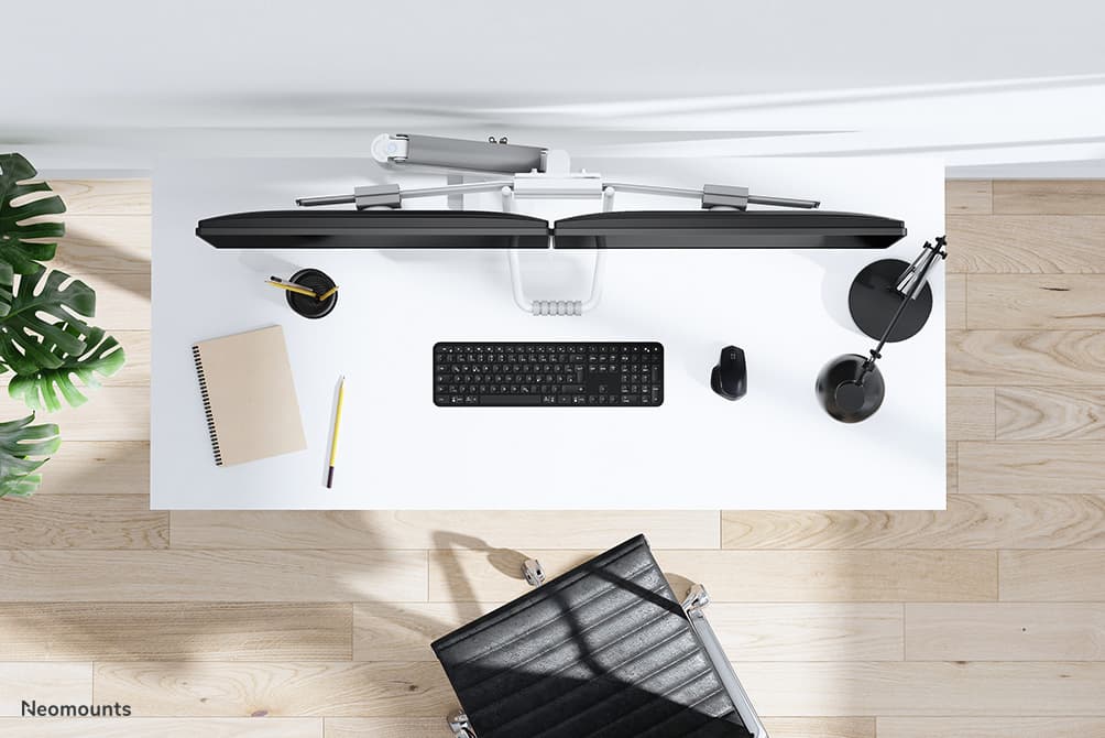Monitorarm Neomounts NEXT Core dual 17-32" wit 7