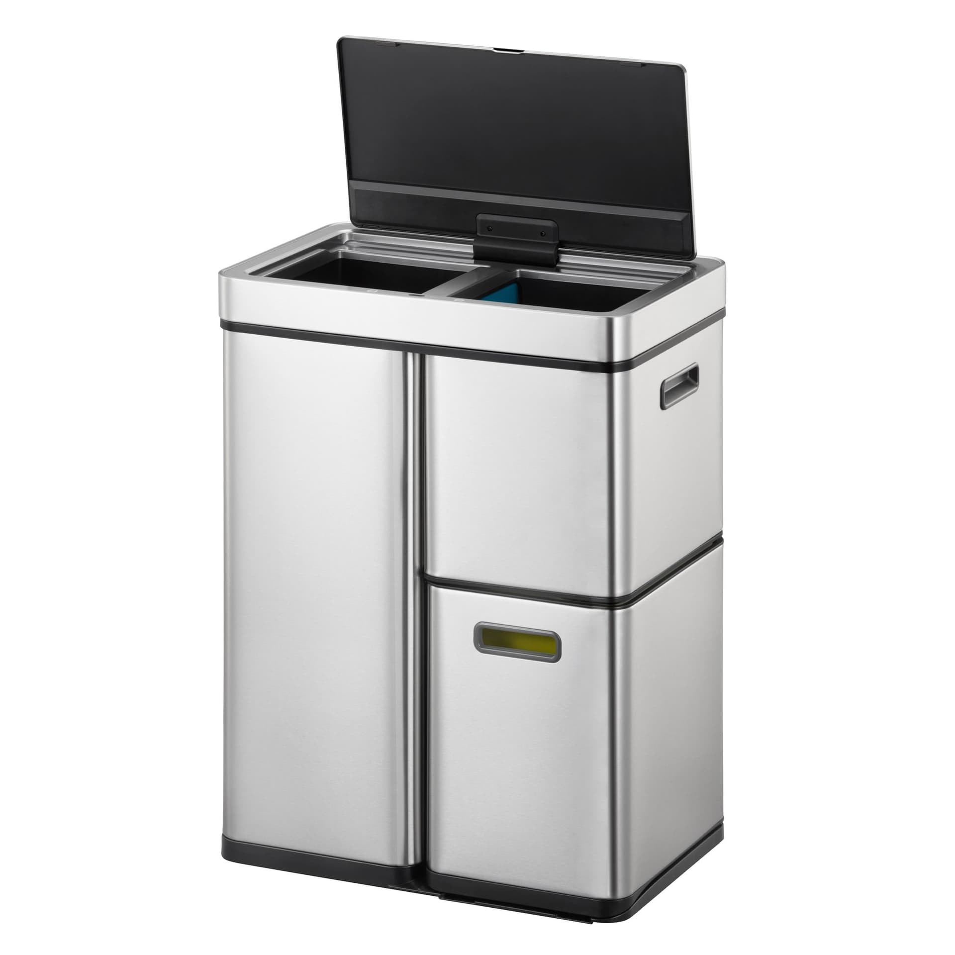 Afvalbak EKO Mirage Plus sensor 30liter en 2x15liter RVS 7