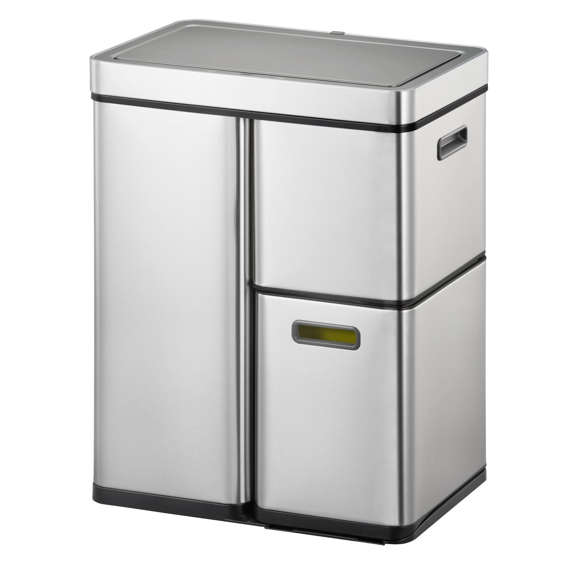 Afvalbak EKO Mirage Plus sensor 30liter en 2x15liter RVS 6