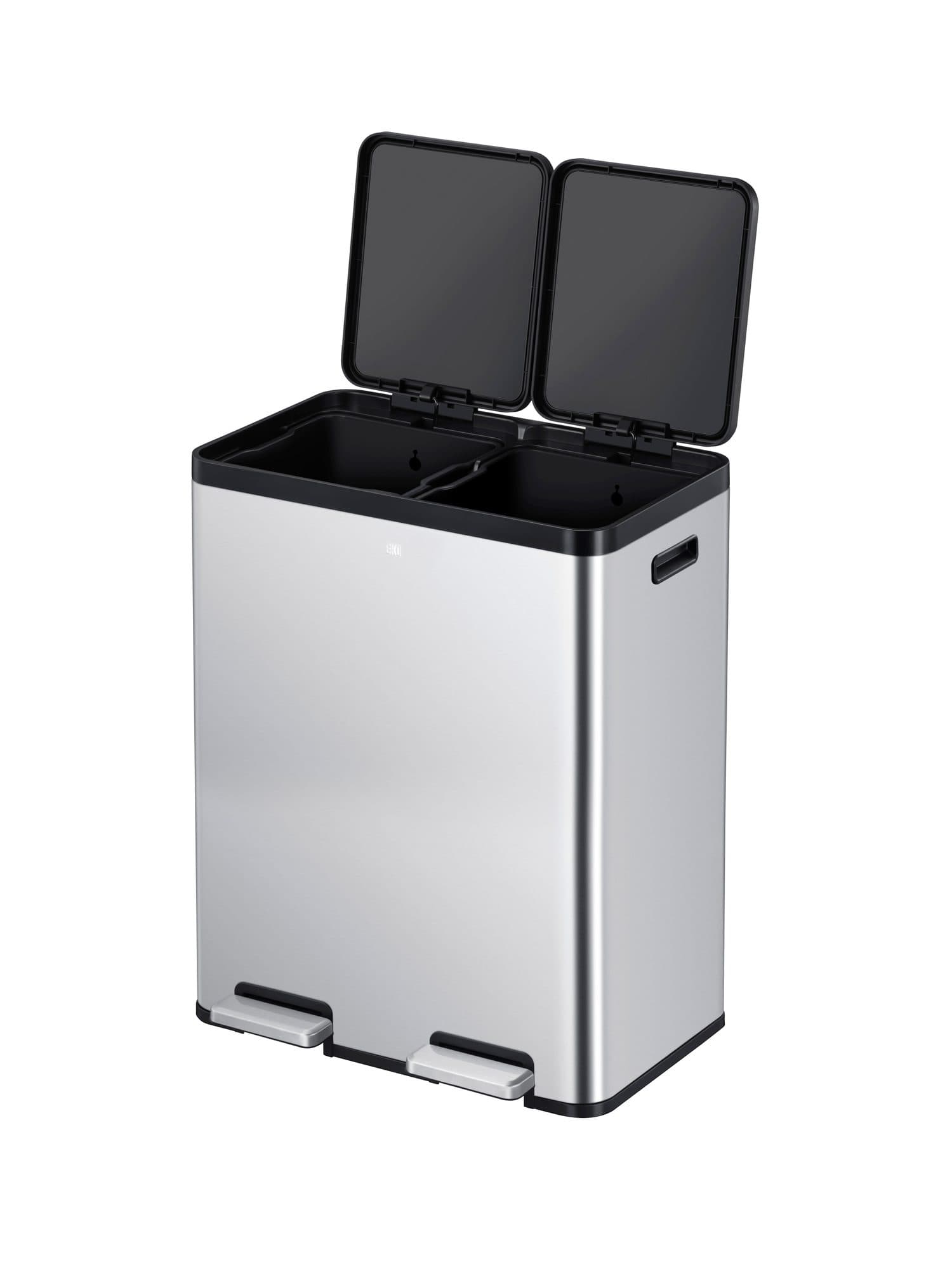 Pedaalemmer EKO Essential Recycler 2x30 liter rvs 2