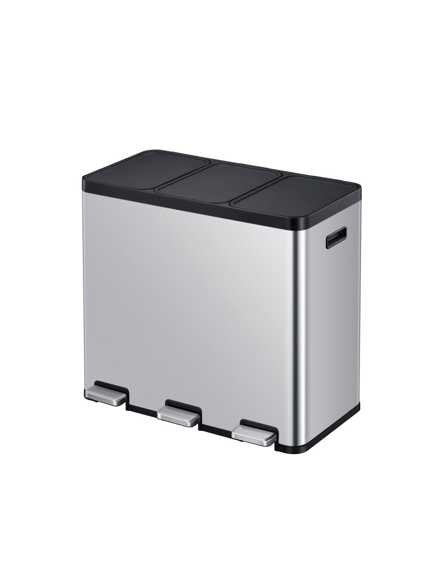 Pedaalemmer EKO Essential Recycler 3x20 liter rvs