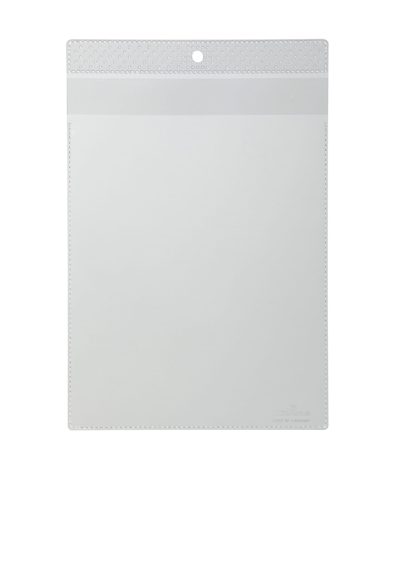 Insteekmap U-model Durable met ophangoog A5 transparant 10 stuks