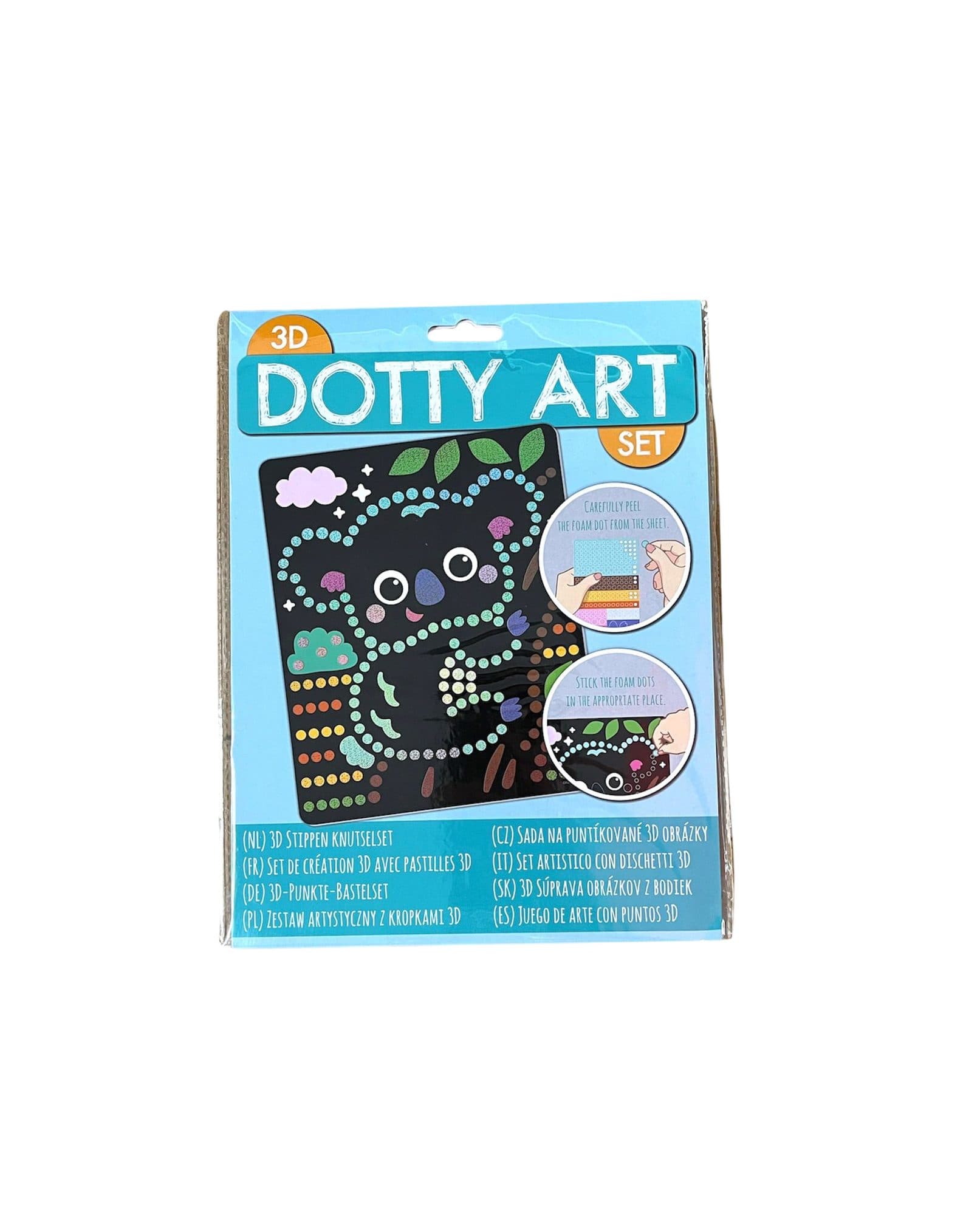 Knutselset 3D Dotty art assorti 3