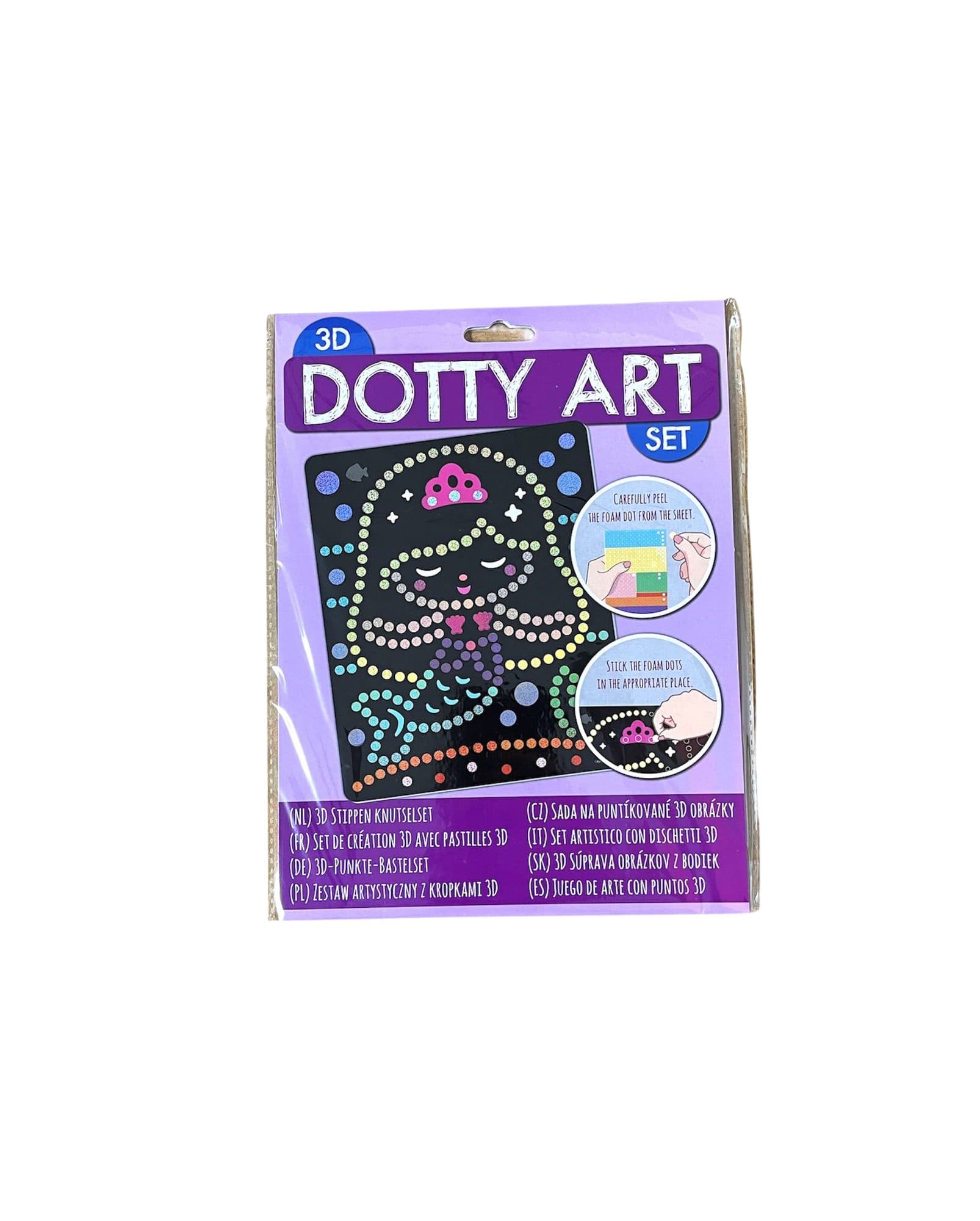 Knutselset 3D Dotty art assorti 4