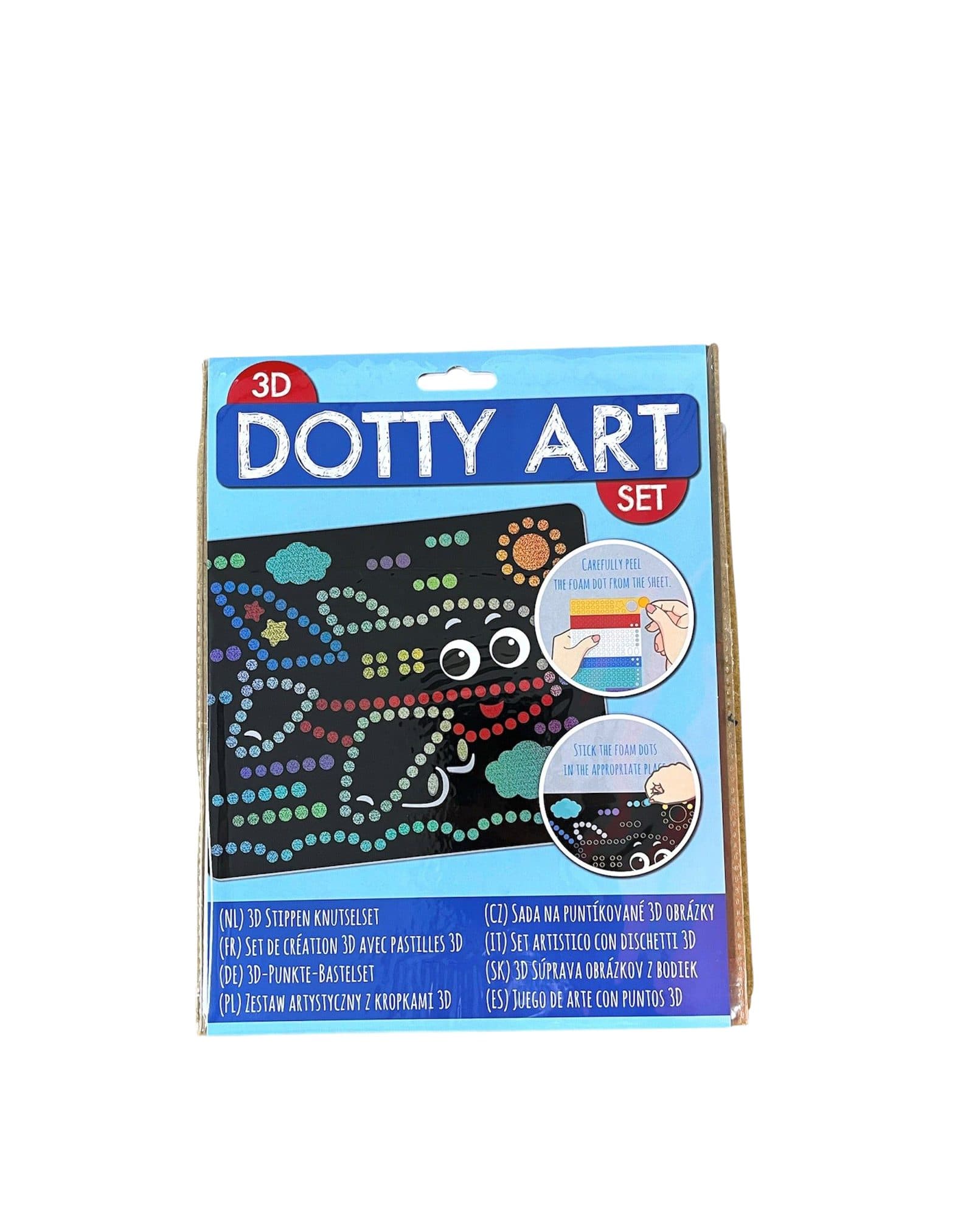 Knutselset 3D Dotty art assorti 5