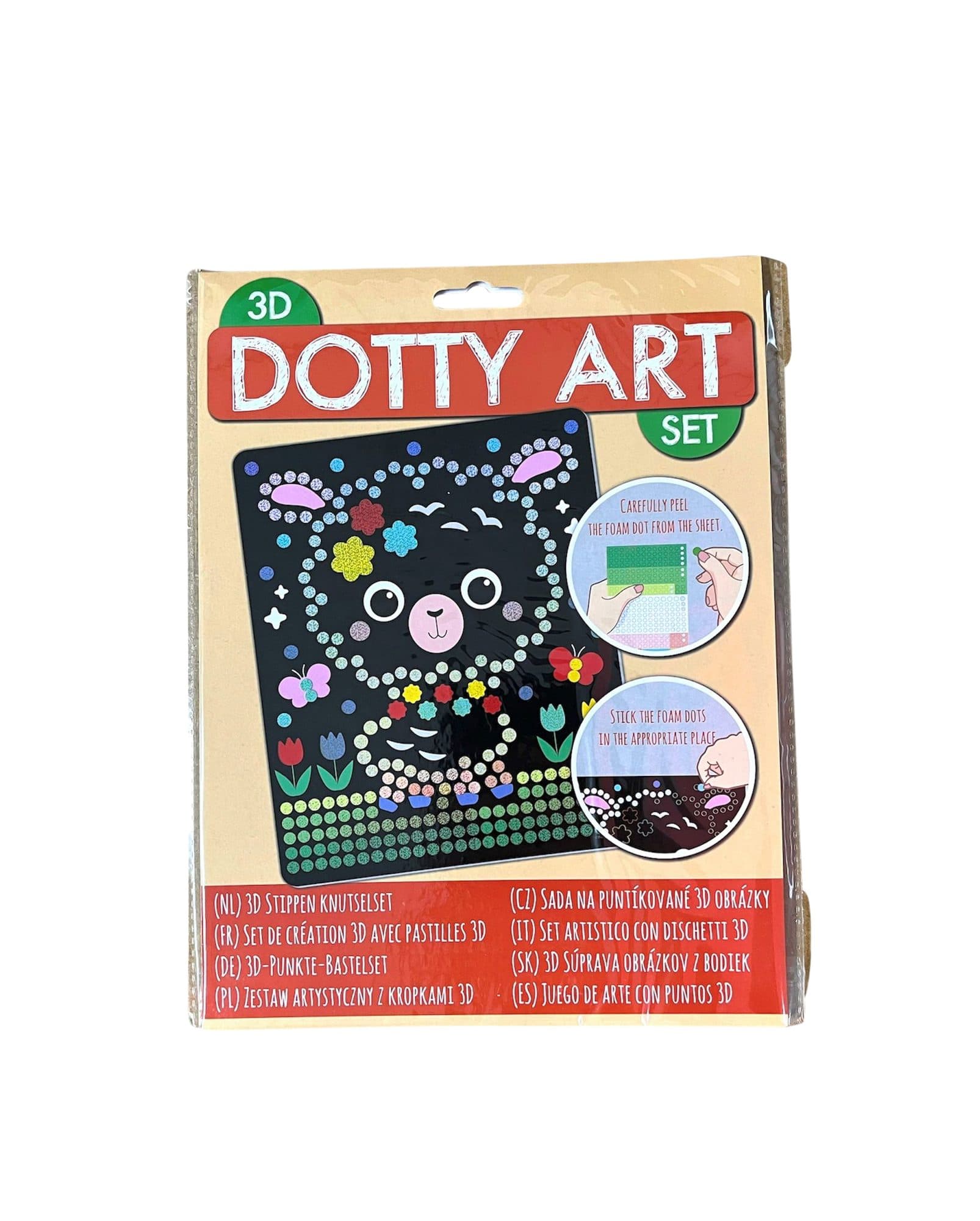 Knutselset 3D Dotty art assorti 6