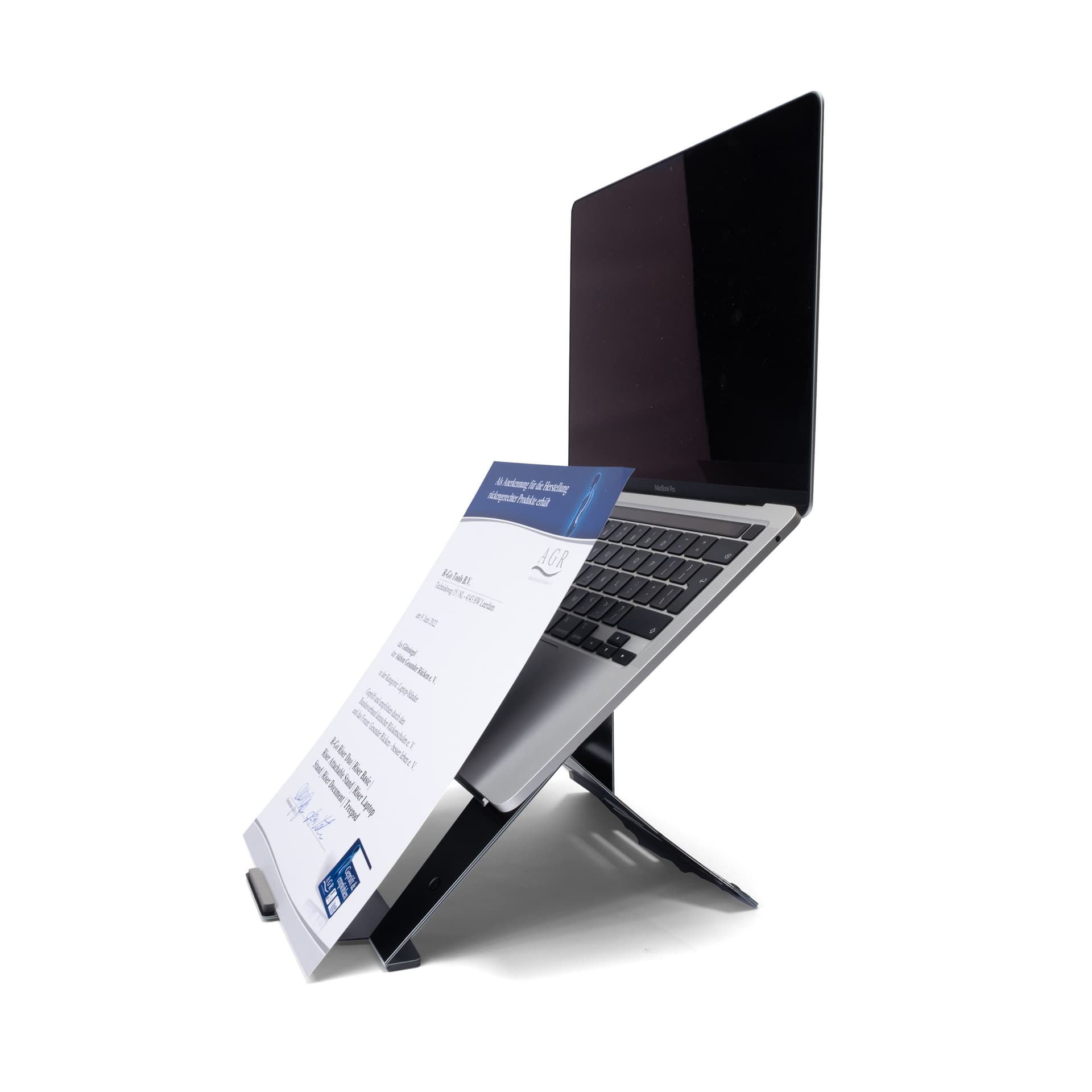Laptopstandaard R-Go Riser Documenthouder 9
