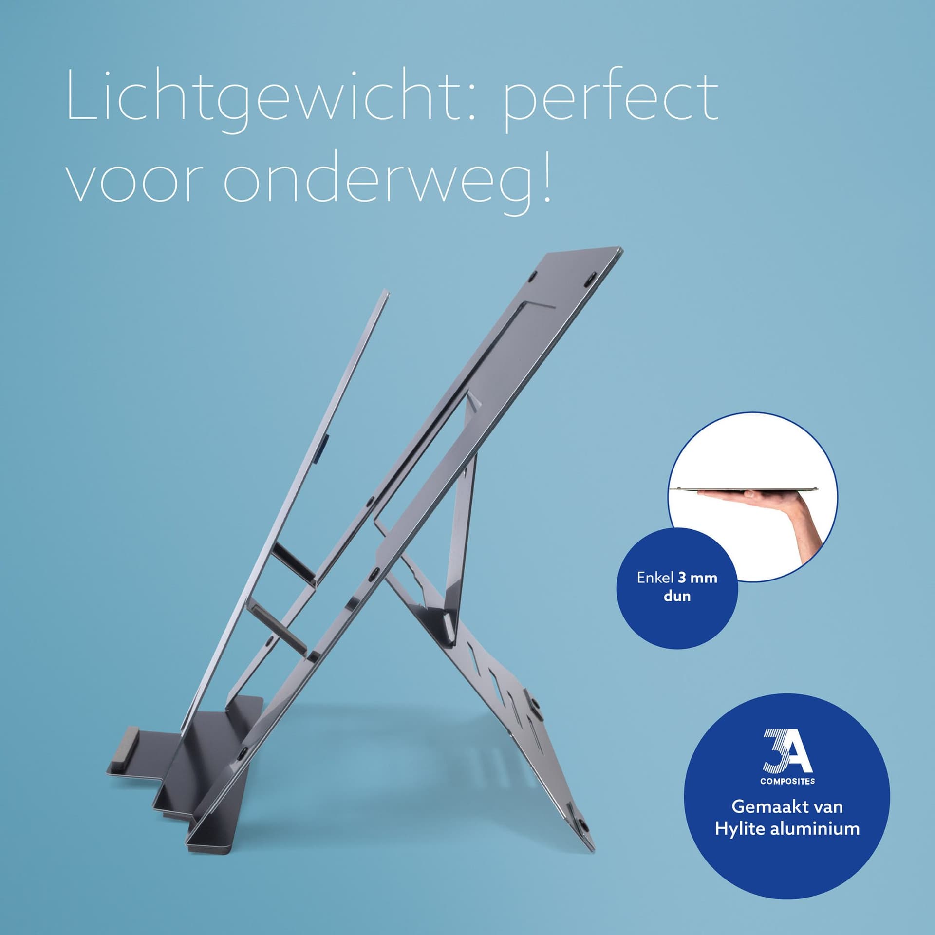 Laptopstandaard R-Go Riser Documenthouder 3