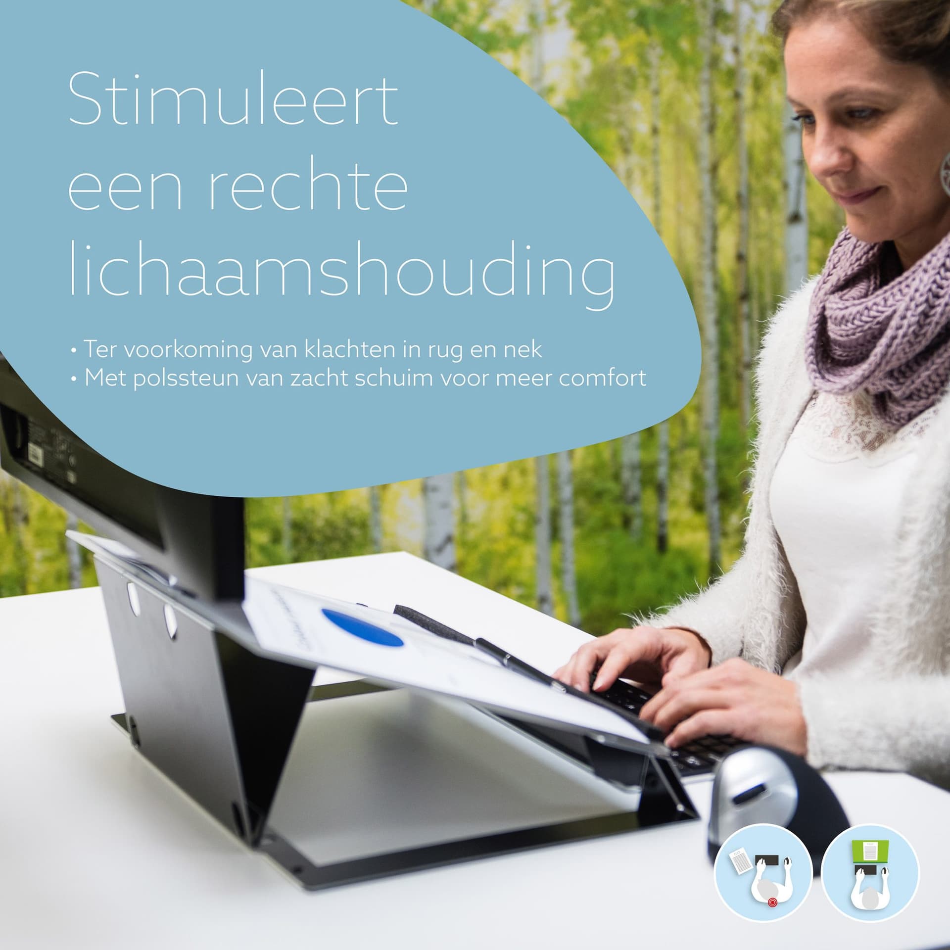 Documenthouder R-Go Read 2 Write Acryl 3