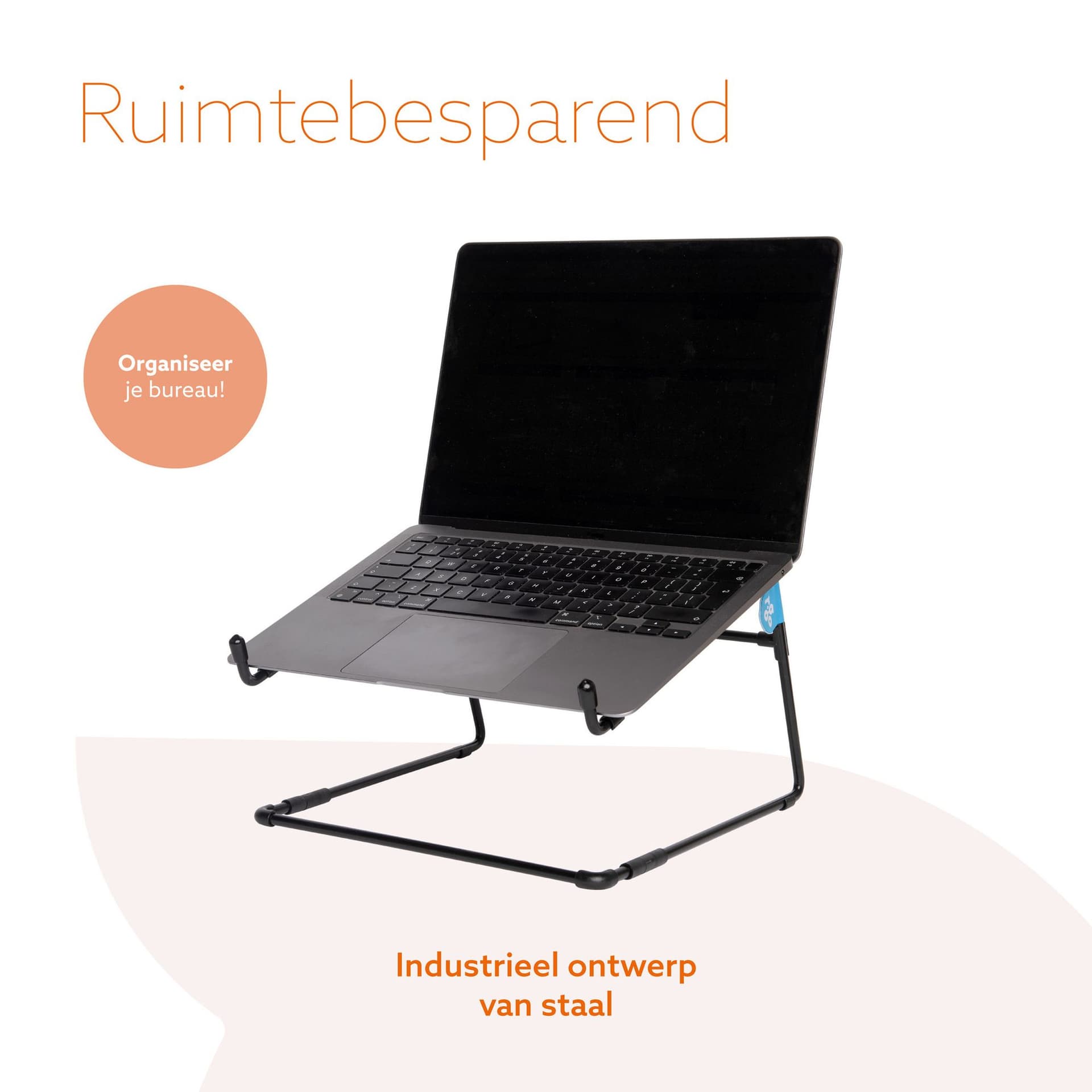 Laptopstandaard R-Go Office Zwart 3