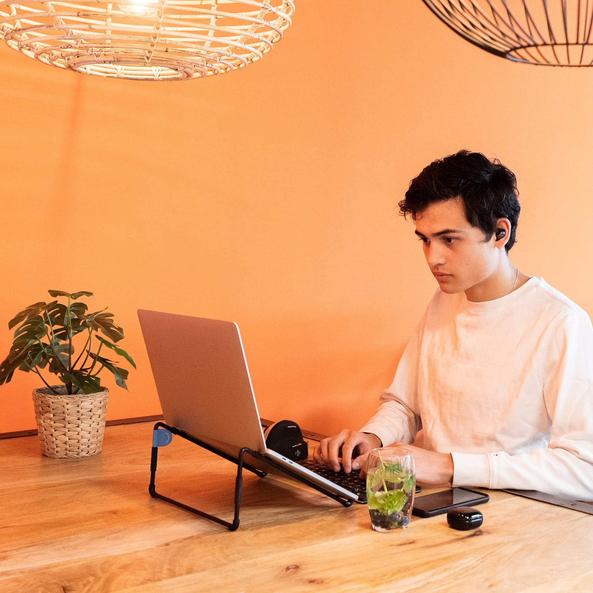 Laptopstandaard R-Go Travel Zwart 6