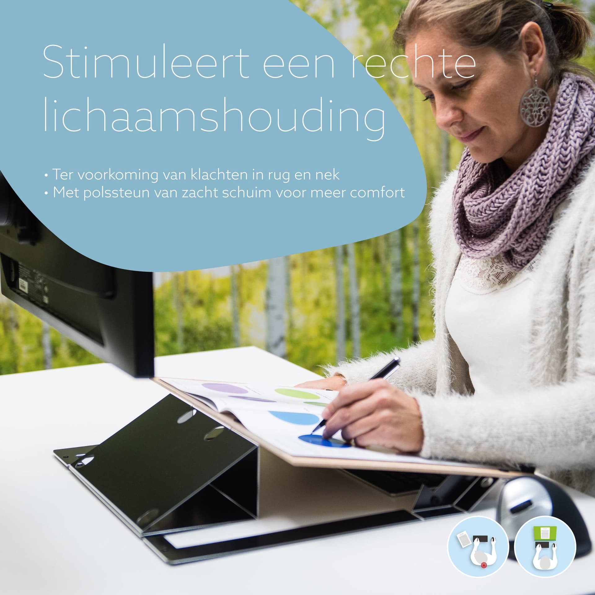 Documenthouder R-Go Read 2 Write Eikenhout 3