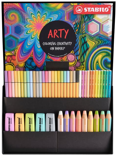 Creative set Stabilo 77/6 Arty colorful creative pastel mix 50 stuks 2
