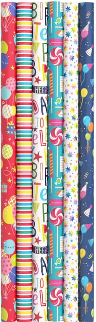 Inpakpapier IG Group Party 200x70cm assorti 2