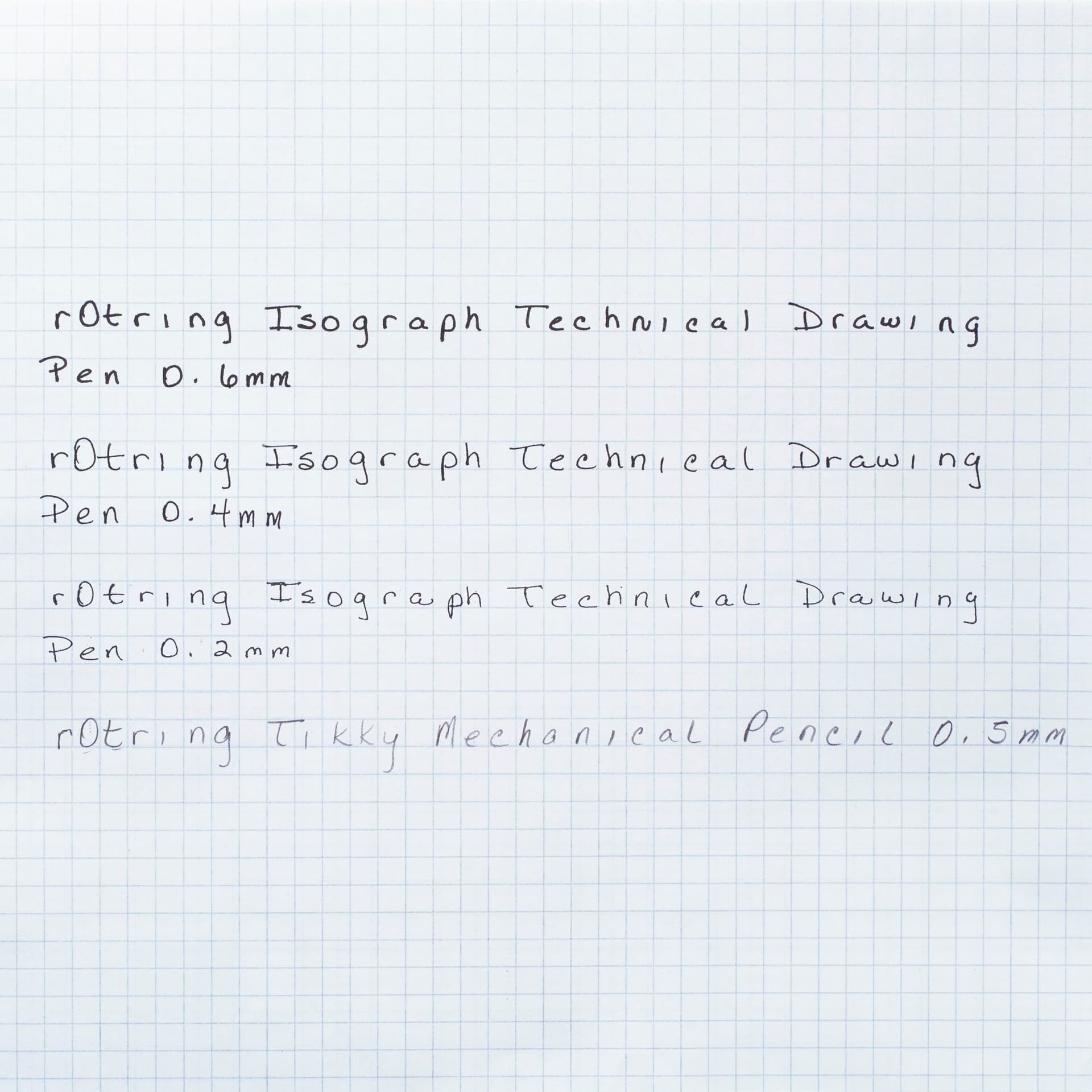 Tekenset rOtring Isograph 7-delig 3