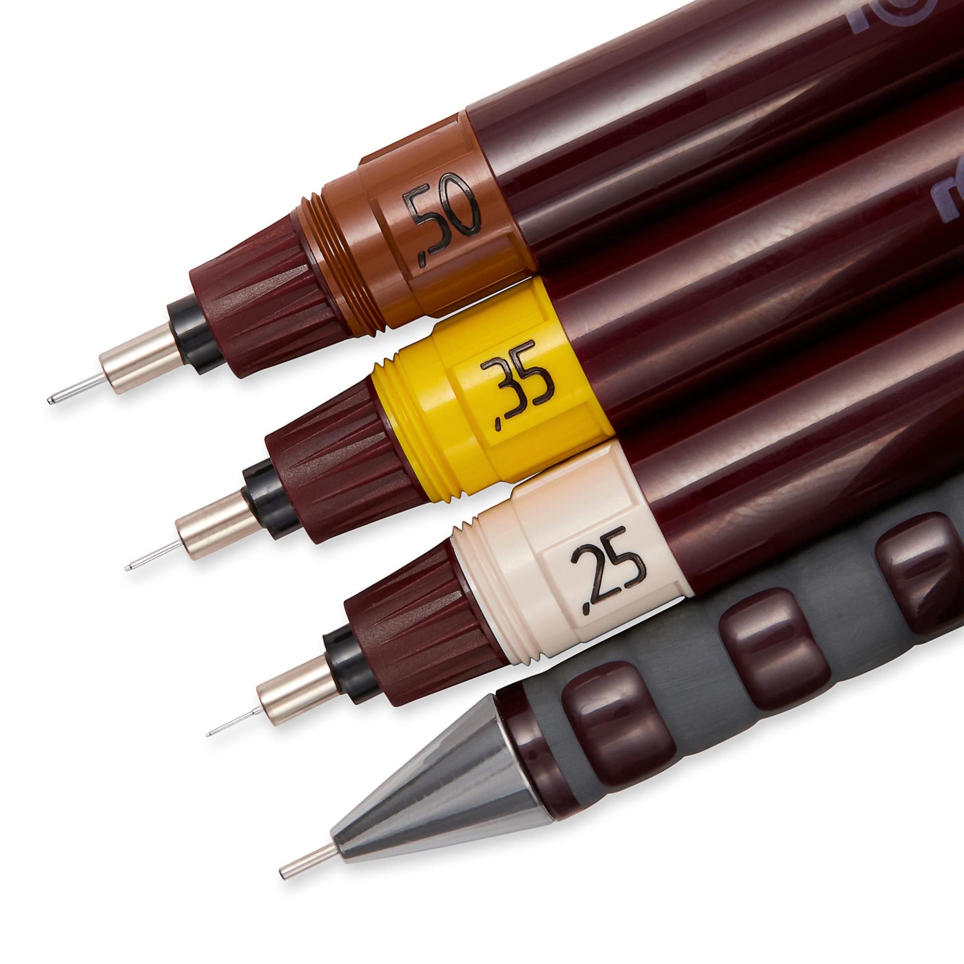 Tekenset rOtring Isograph college 0.25mm, 0.35mm en 0.5mm 34 stuks 4