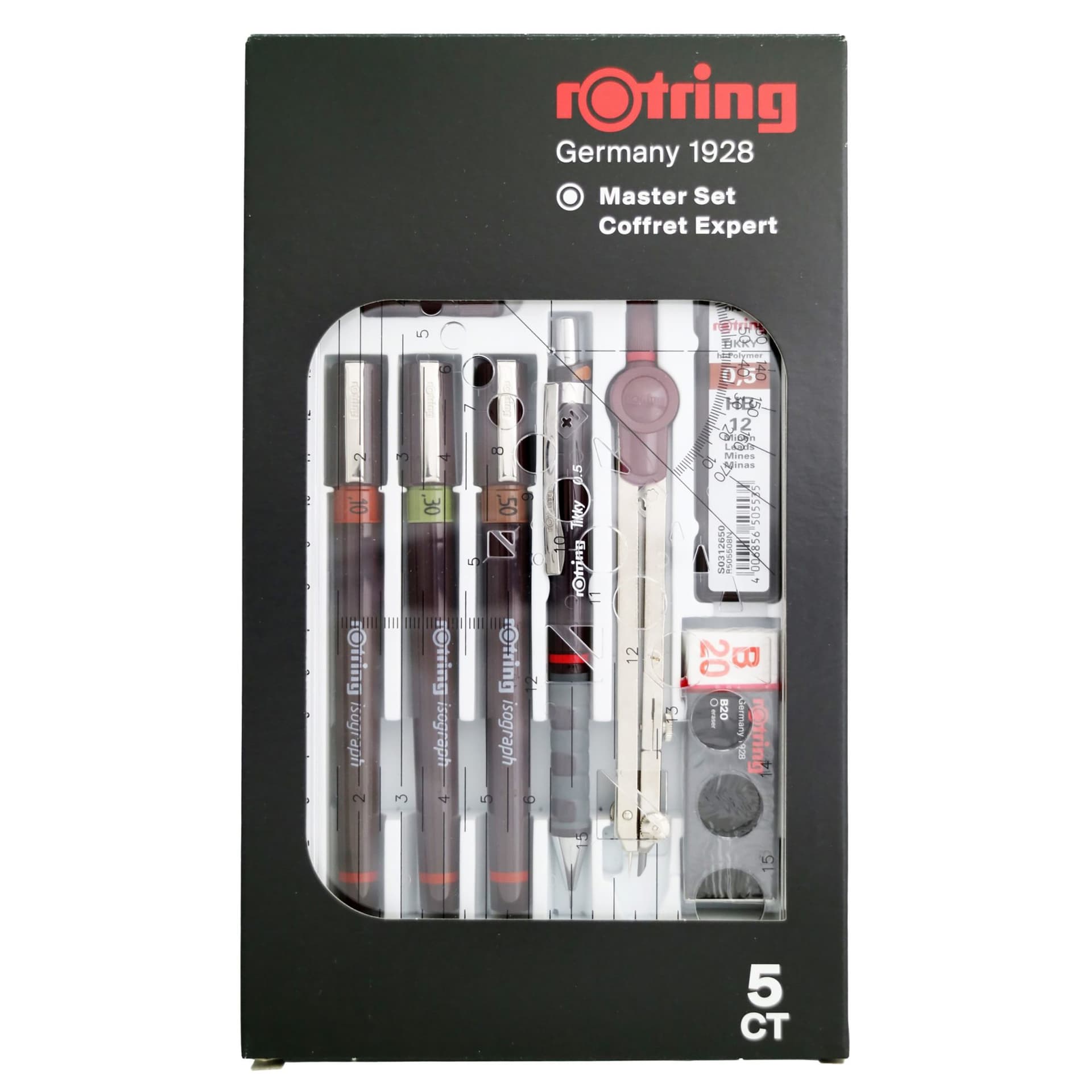 Tekenset rOtring Isograph Master 10-delig 2