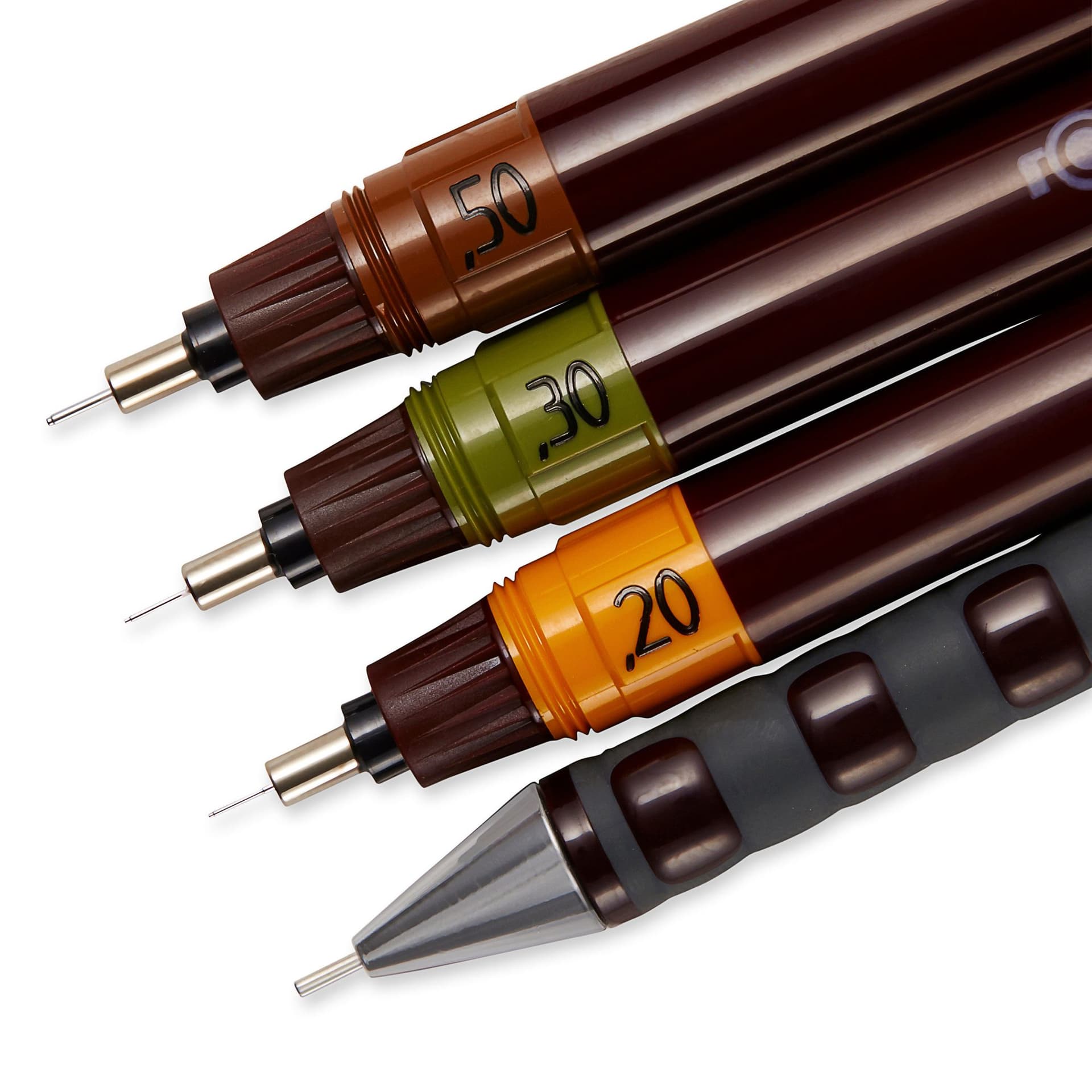 Tekenset rOtring Isograph college 0.2mm, 0.3mm en 0.5mm set à 3 stuks 4