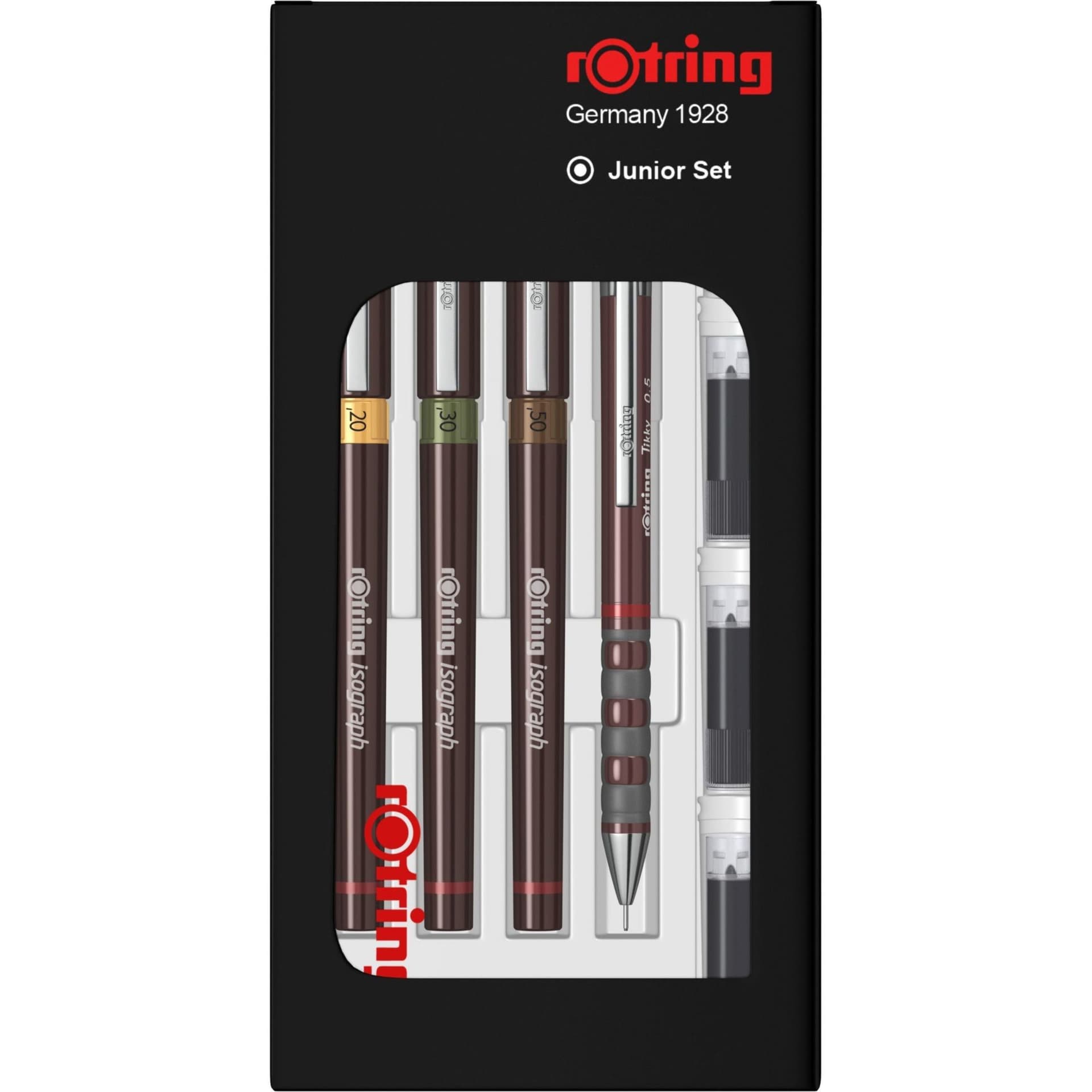 Tekenset rOtring Isograph Junior 4-delig 2