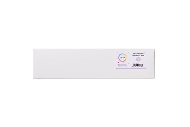 Penseel Qrea synthetisch haar nr 8 breedte 5,5mm 2