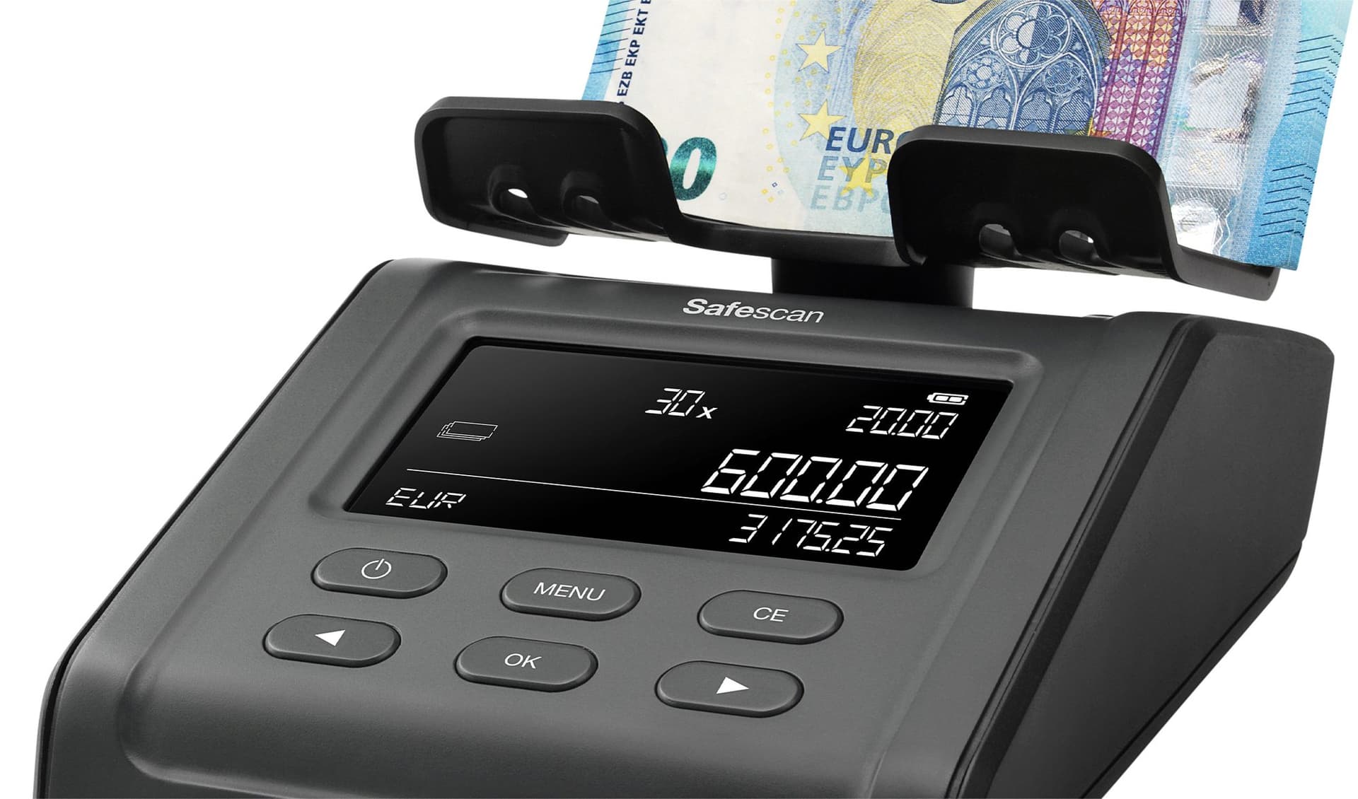 Geldtelweegschaal Safescan 6175 zwart 3