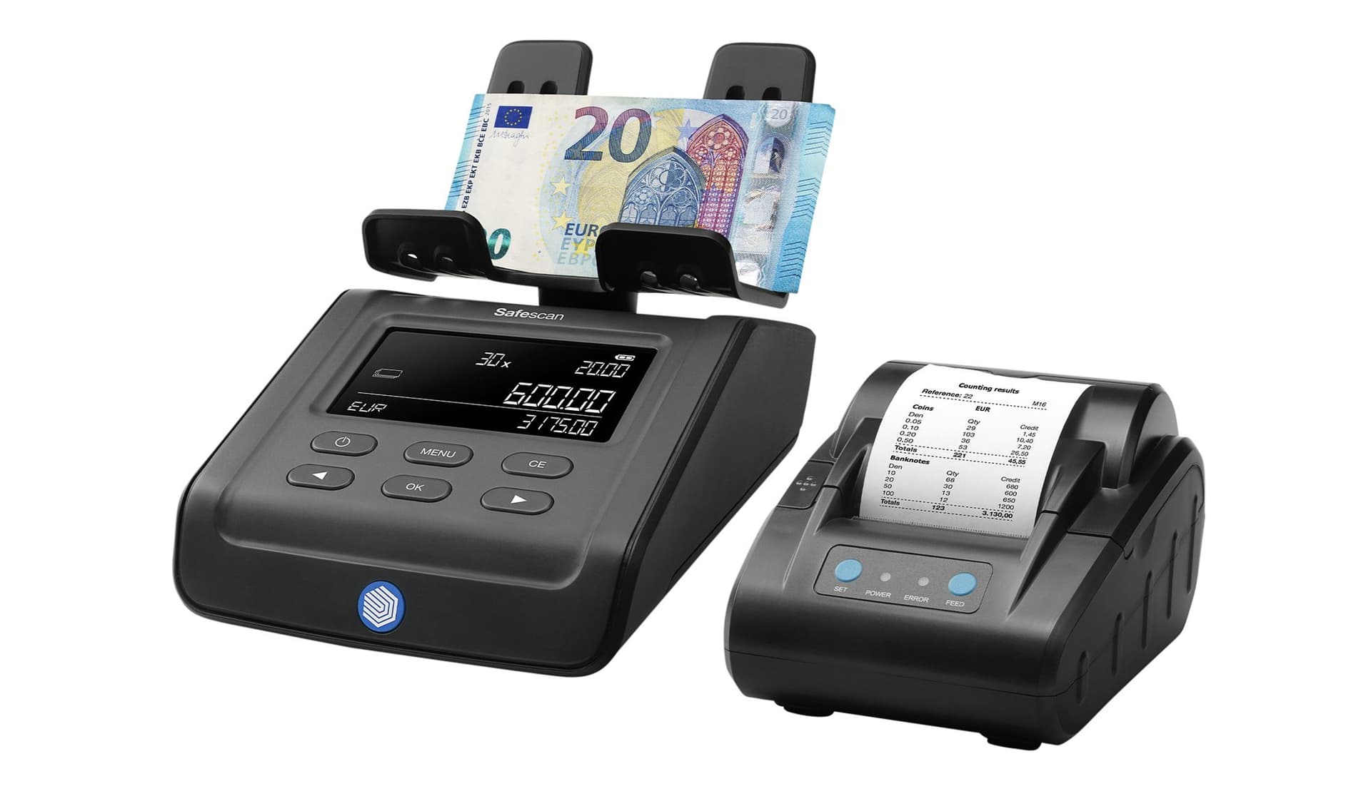 Geldtelweegschaal Safescan 6175 zwart 5