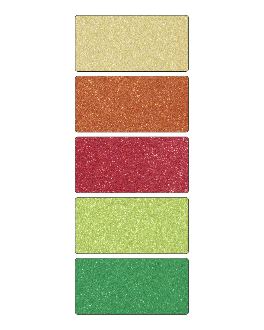 Glitterkarton Folia 50x70cm 300gr 5 vel oriental assorti