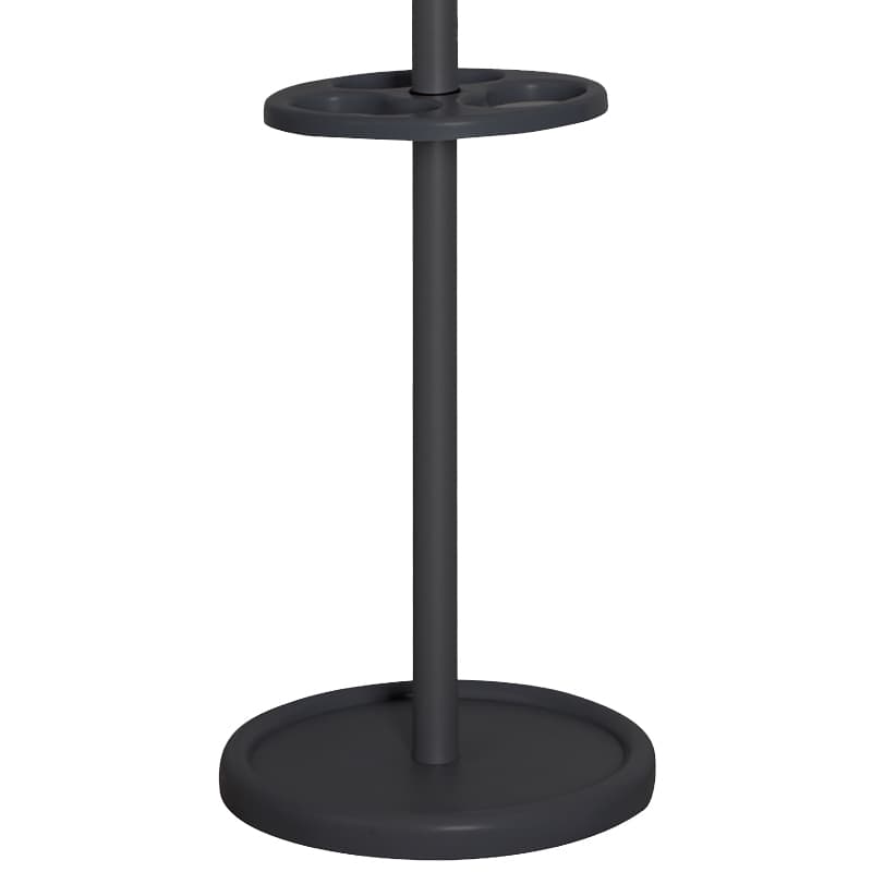 Kapstok Vepa Bins Crown 18 haken staand zwart 3