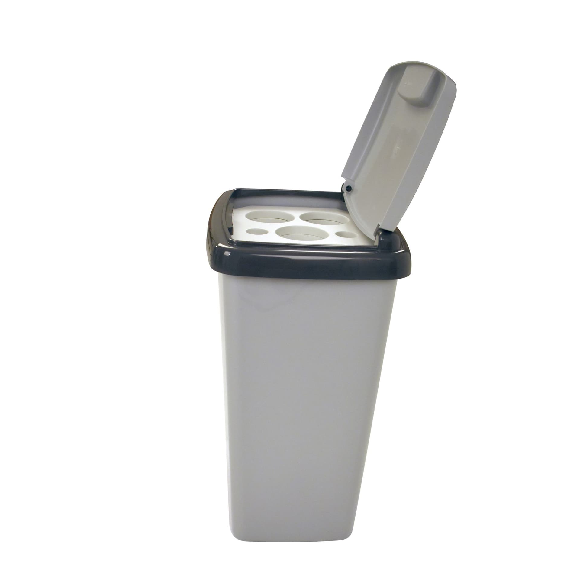 Afvalbak Vepa Bins bekerinzet 5-gaats 50 liter grijs 4
