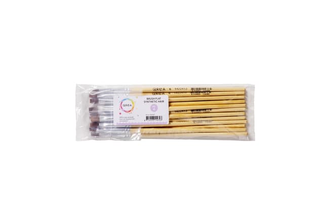 Kwast Qrea synthetisch haar nr 6 breedte 6,4mm 2