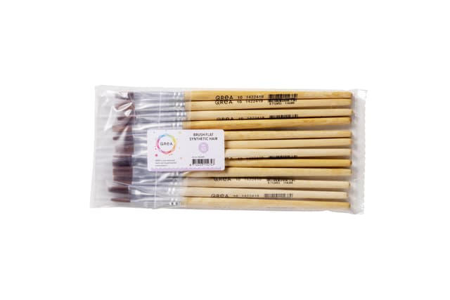 Kwast Qrea synthetisch haar nr 10 breedte 9,4mm 2