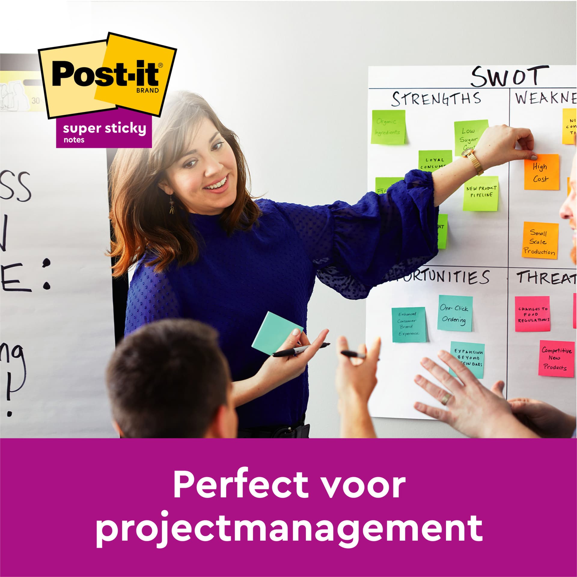 Memoblok 3M Post-it Z-Note R330 Super Sticky 76x76mm assorti kleur 20 + 4 gratis 5