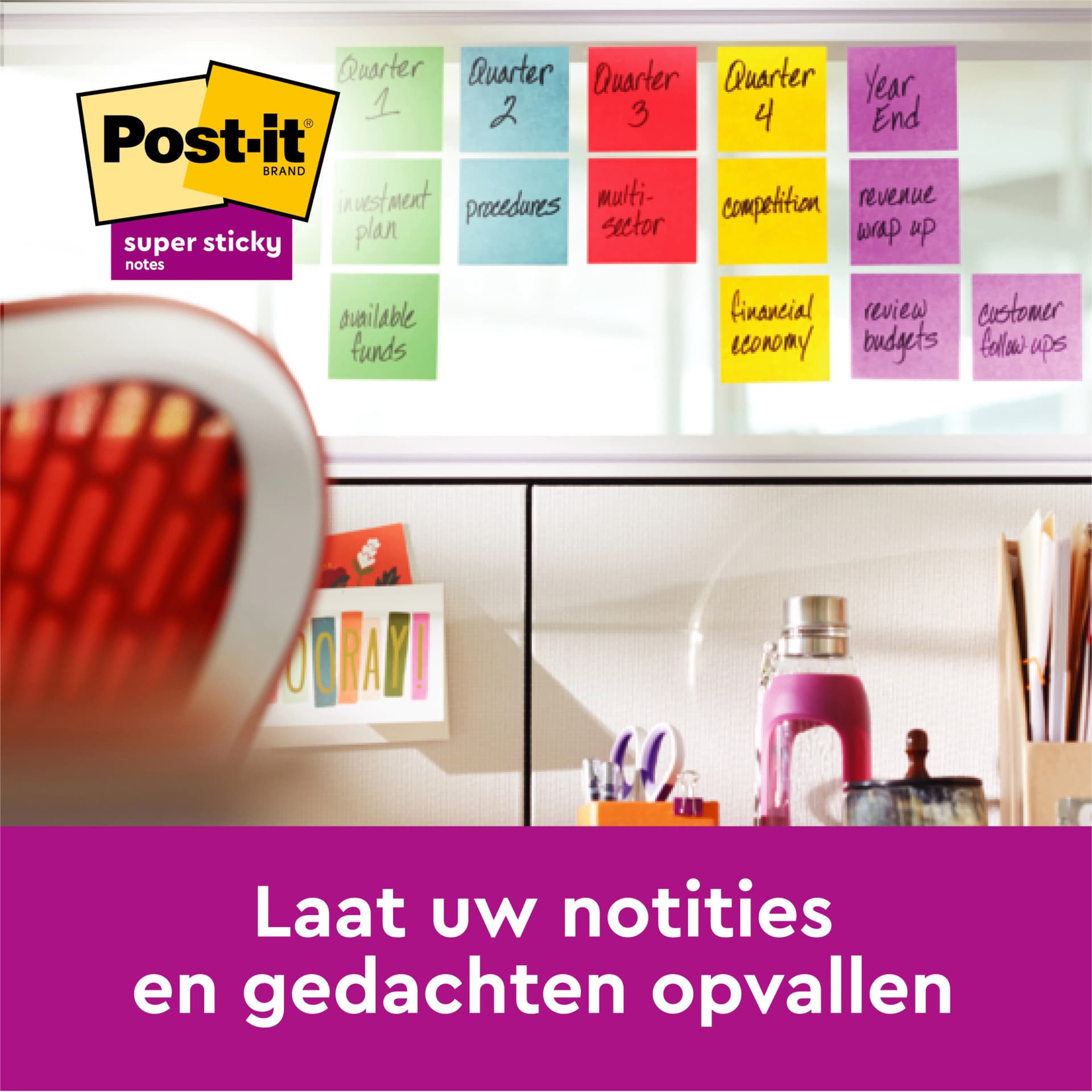 Memoblok 3M Post-it 655 76mmx127mm Super Sticky Oasis 5 stuks 2