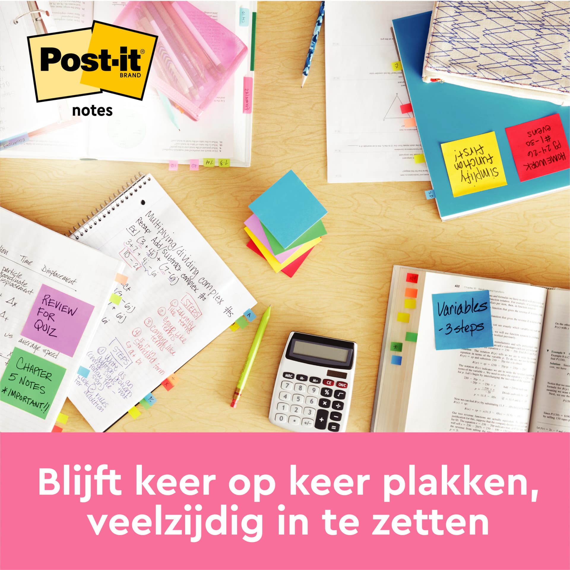 Memoblok 3M Post-it 654 76x76mm Energetic Colours 6 stuks 2