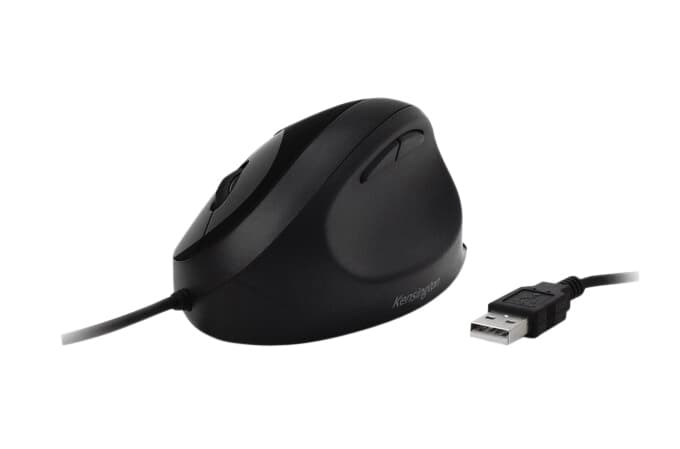 Muis Kensington pro fit ergo bedraad zwart 4