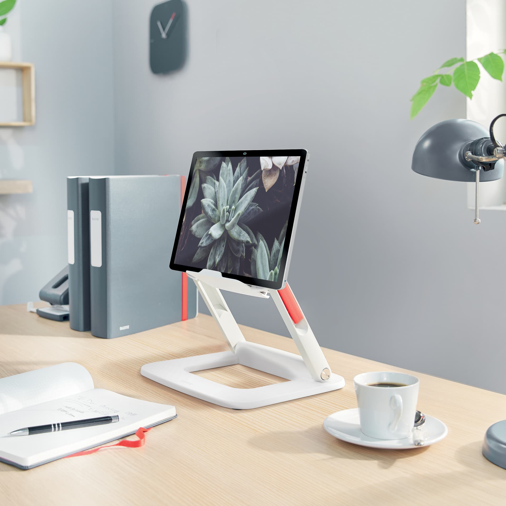 Laptopstandaard Leitz Ergo verstelbare multihoek wit 7
