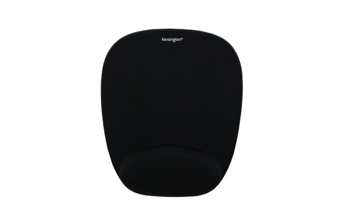 Muismat Kensington met polsondersteuning foam zwart