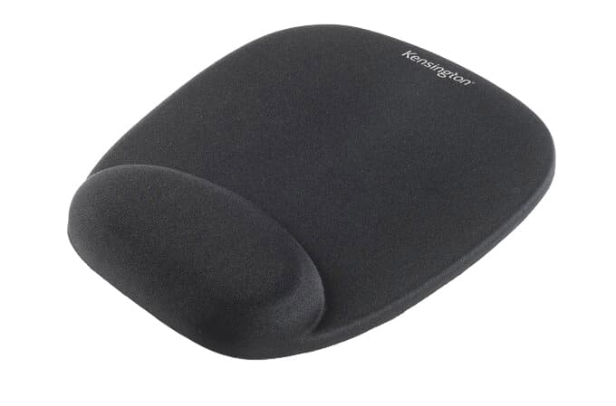 Muismat Kensington met polsondersteuning foam zwart 2