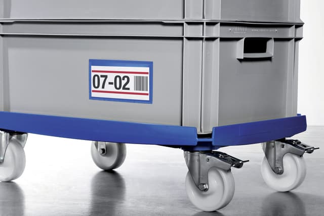 Documenthoes Durable zelfklevend 150x67mm blauw 50 stuks 2