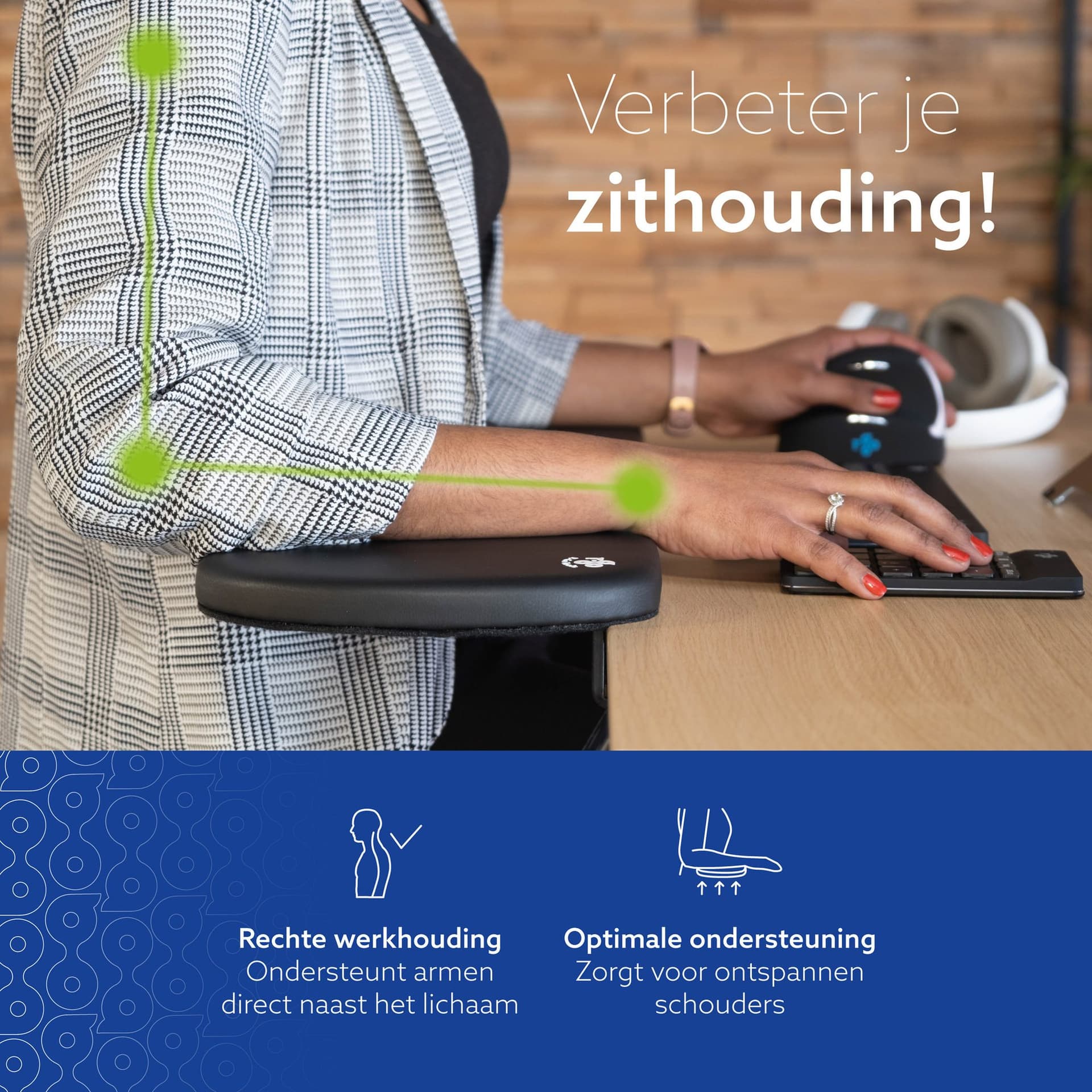 Armsteun R-Go Ergonomisch Zwart 2