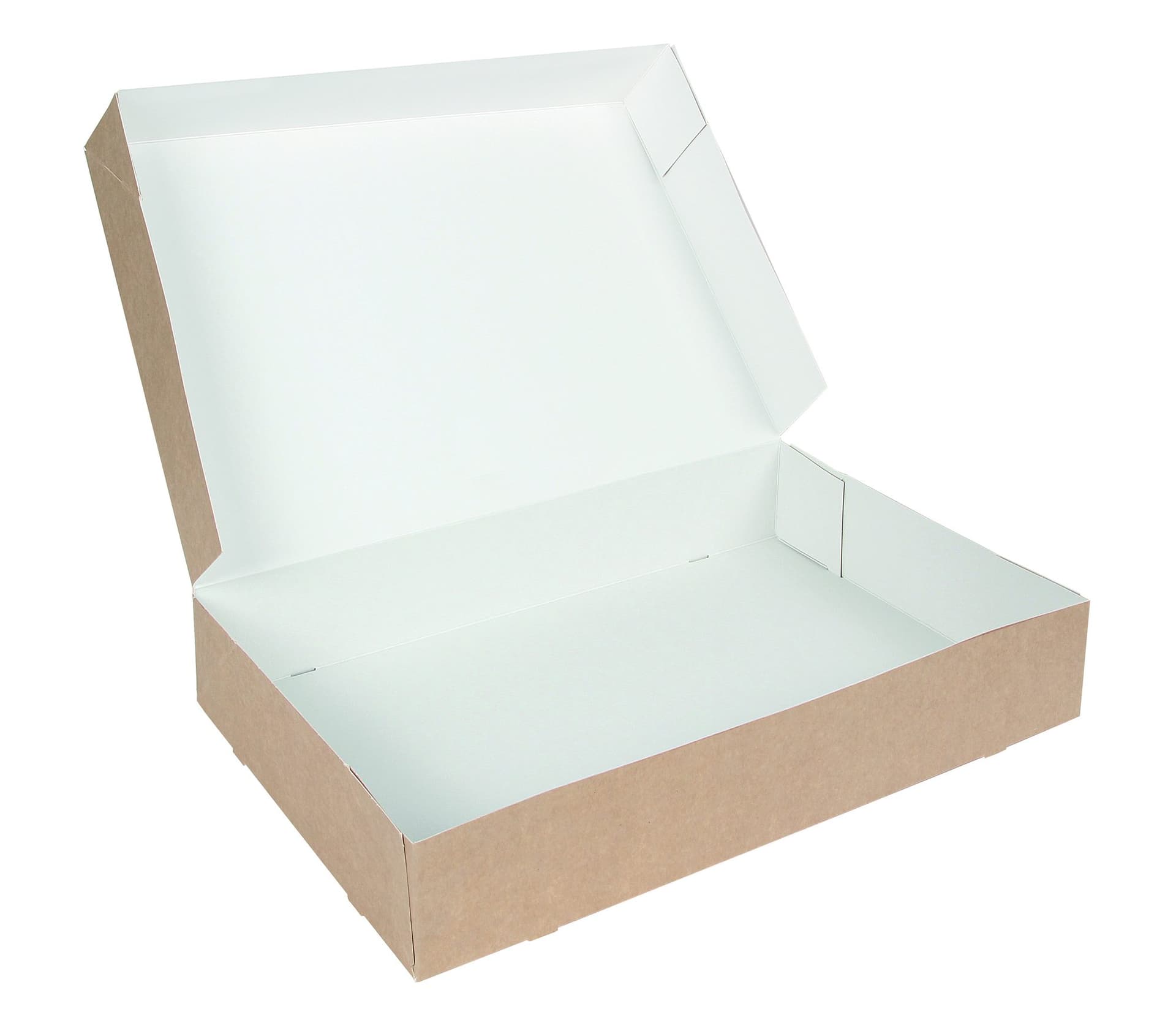 Cateringdoos IEZZY 46cm plasticvrij bruin 10 stuks 2