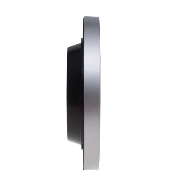 Wandklok MAUL Run RC Ø25x5cm kunststof zilver/wit incl batterij 3