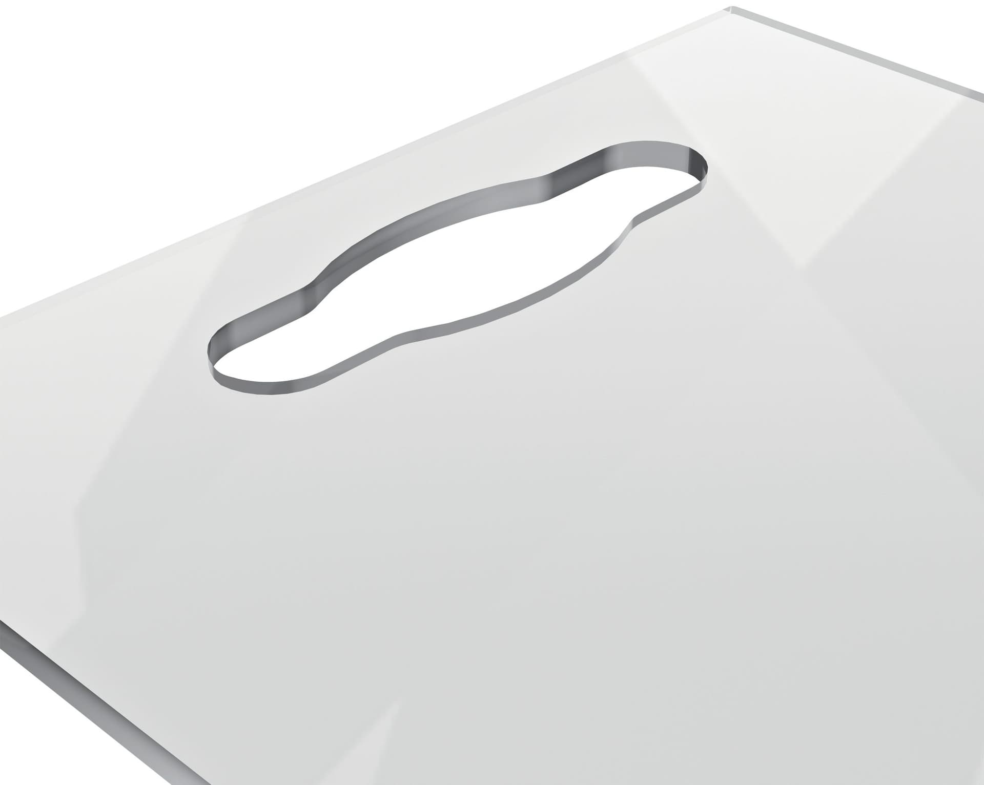 Notitiebord Nobo transparant acryl met handgreep A4 4