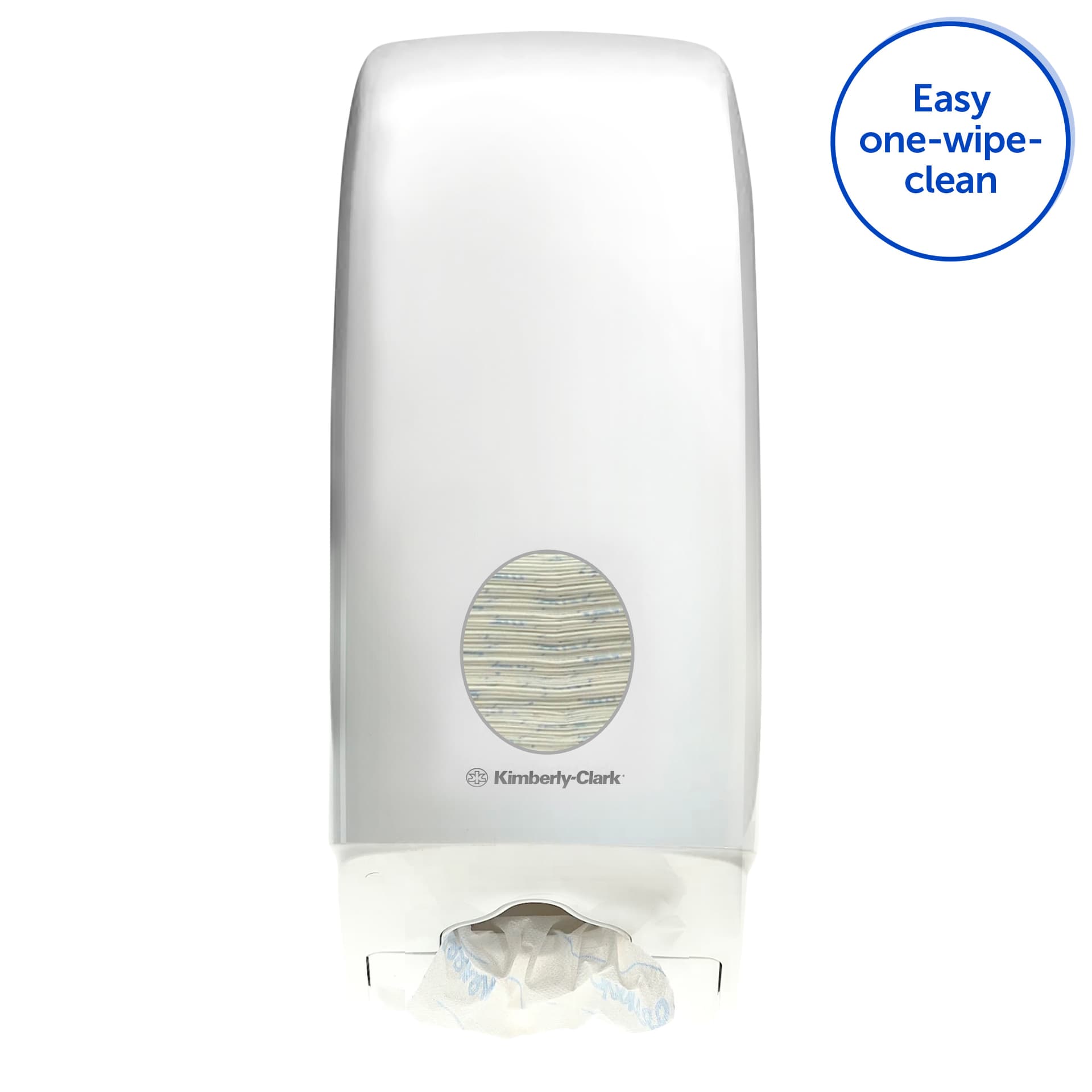 Toiletpapierdispenser Kimberly Clark Aquarius gevouwen wit 6946 3