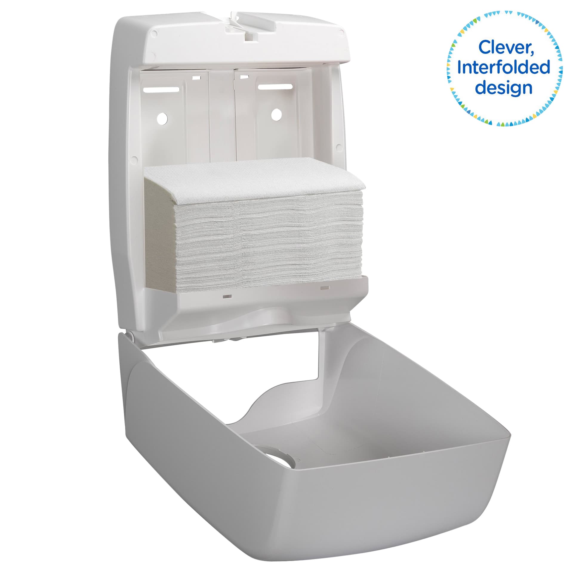 Handdoek Kleenex Ultra i-vouw 2-laags 215x318mm 15x124 vel wit 6778 5