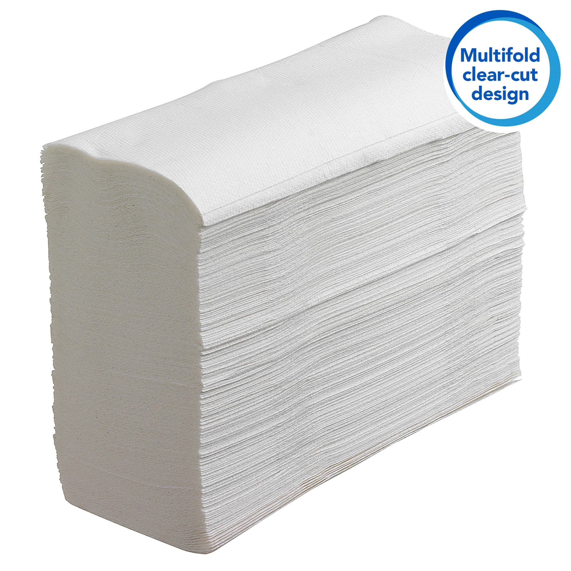 Handdoek Scott m-vouw 1-laags 203x240mm 16x250 vel wit 3749 4