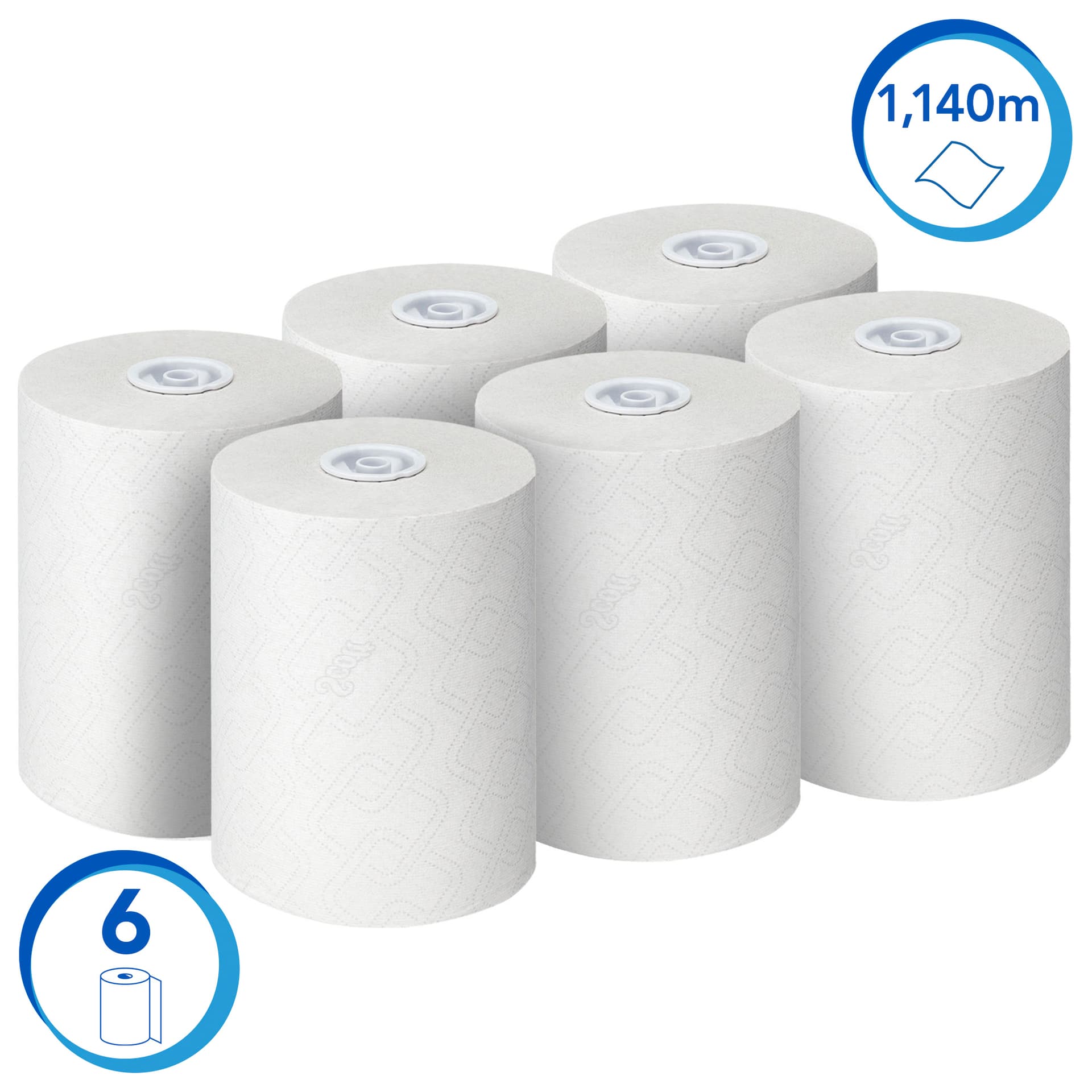 Handdoekrol Scott Essential Slimroll 1-laags 190m wit 6695 2